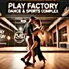 DALL·E 2024 11 13 11.52.32 A couple dancing Kizomba inside the Play Factory Dance Sports Complex. The dancers are close with smooth romantic movements. The setting feature 100x100